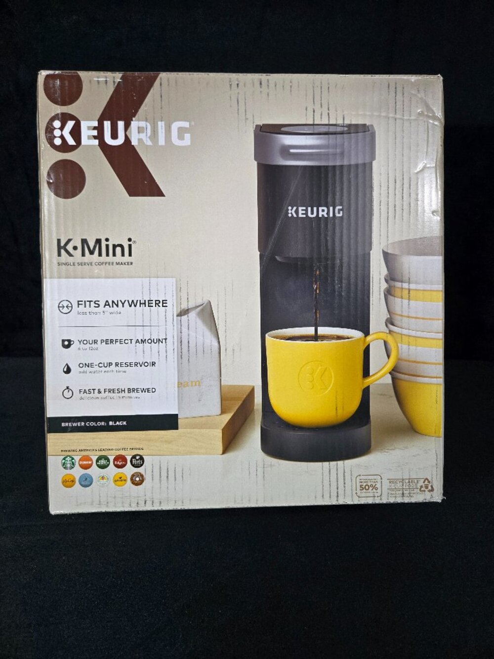 Keurig K-Mini Single Serve K-Cup Coffee Maker Black NIB